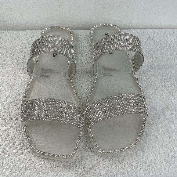 Steve Madden Clear Studded Jelly‎ Sandals Women’s Size 9 - Picture 3 of 8